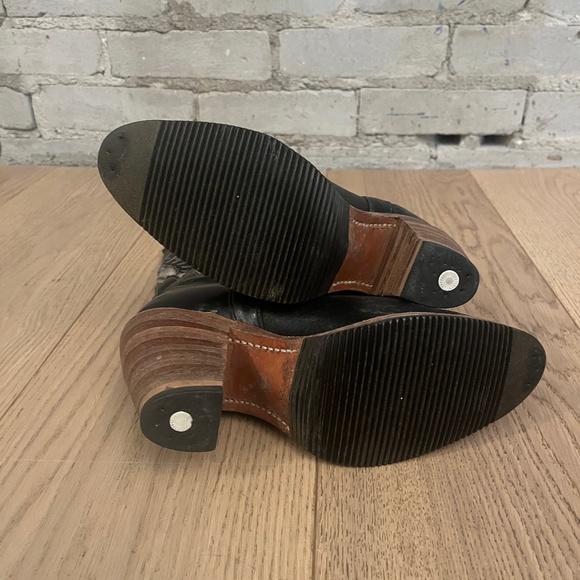 Black Western Heeled Boots - Picture 5 of 5